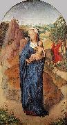 Virgin and Child in a Landscape Hans Memling